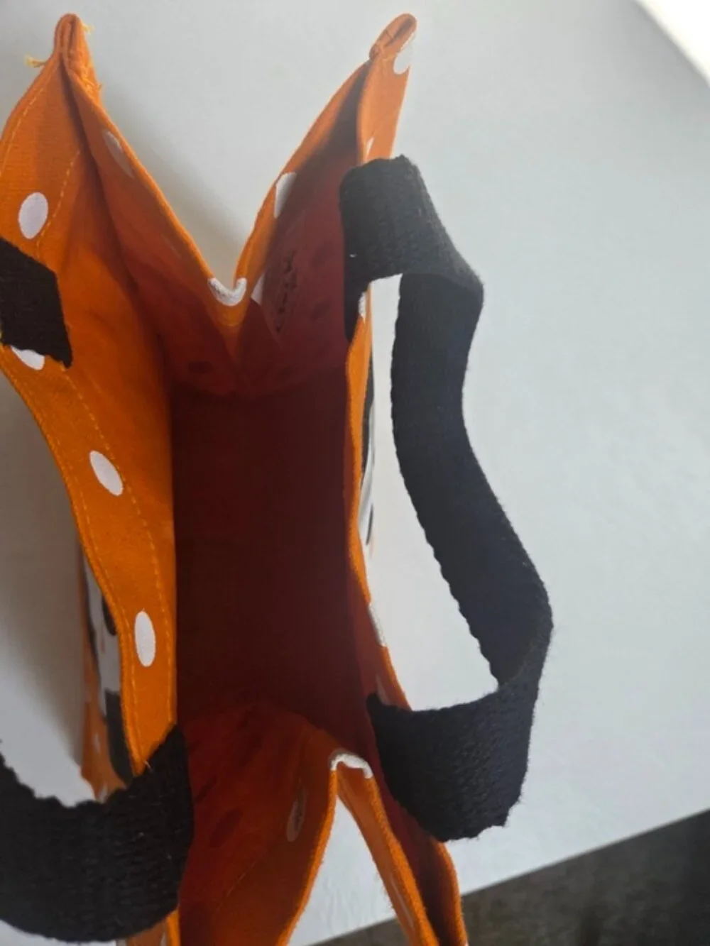 Kids Halloween Canvas Trick-or-Treat Bag - Big Eyed Ghost with Boo